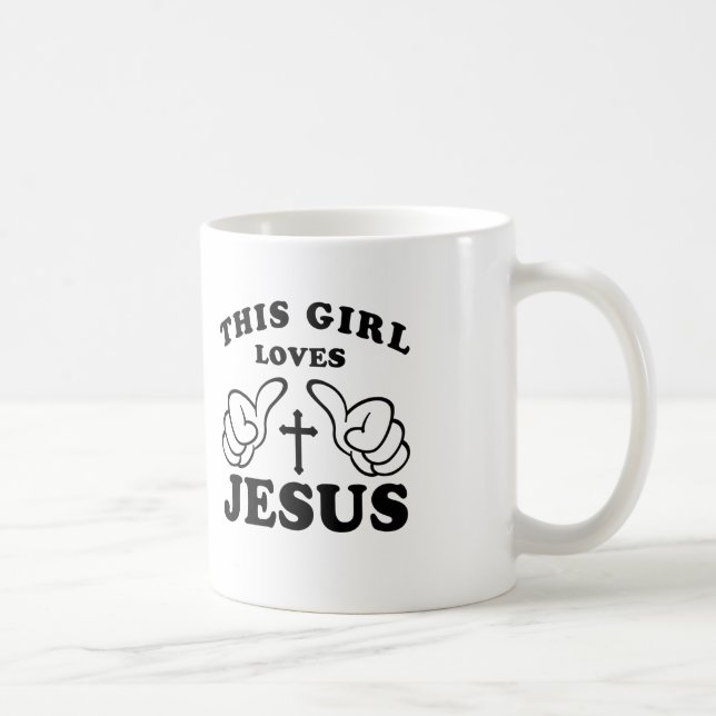 MUG CETTE FILLE AIME JÉSUS (Droite)
