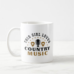 Mug Cette Fille Aime La Musique Country