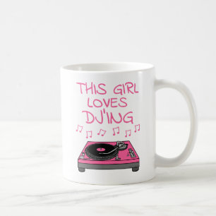 Mug Cette Fille Aime Le DJ, Musicienne DJ Female