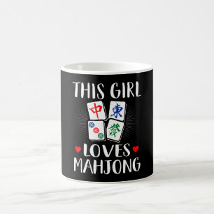 Mug Cette Fille Aime Mahjong Board Jeux Amateurs Cadea