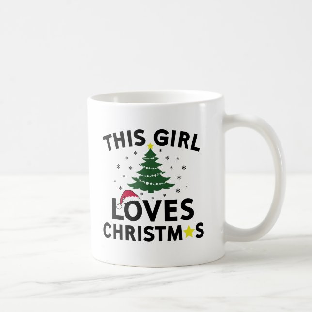 Mug Cette fille aime Noël (Droite)
