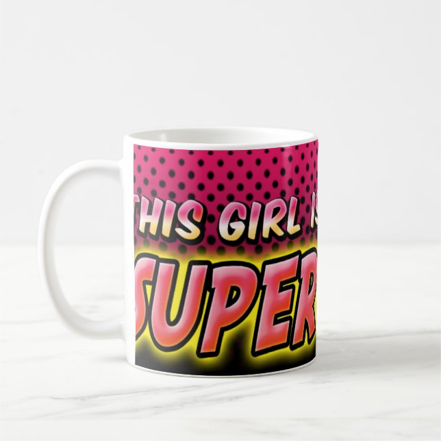 Mug Cette fille est une superwoman (Gauche)