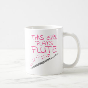Mug Cette Fille Joue De La Flûte, Musicienne Flûtiste