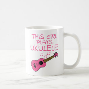 Mug Cette Fille Joue Ukulele, Musicienne Ukuléliste Fé