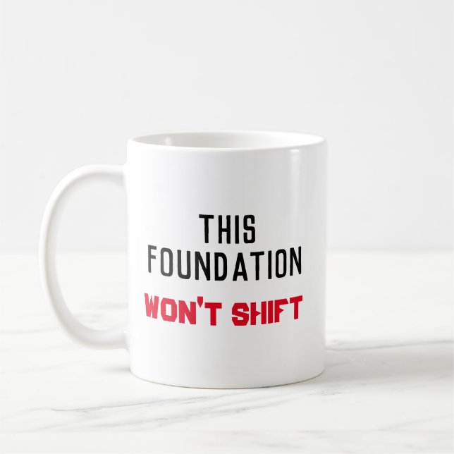 Mug Cette fondation ne changera rien à la musique (Gauche)