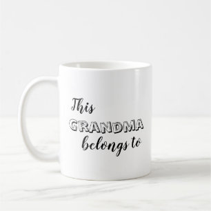 Mug Cette grand-mère appartient à... Personnalisé