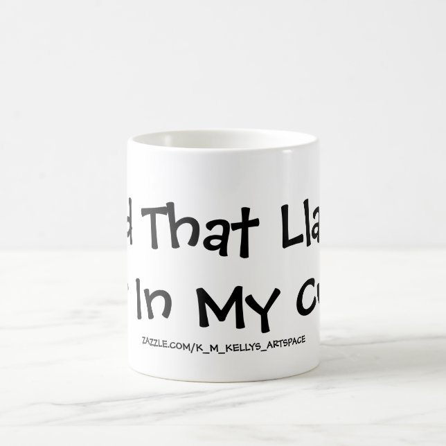 Mug Cette Llama A-T-Elle Cracté Dans Ma Coupe ? (Centre)