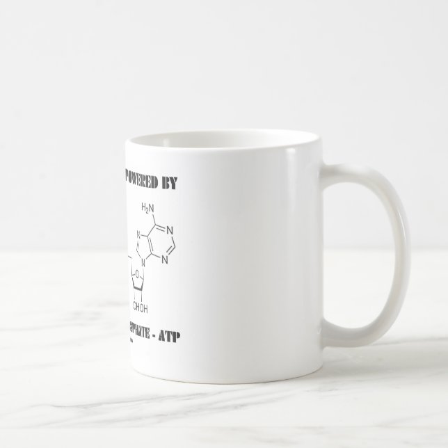 Mug Cette machine est actionnée par l'adénosine (Droite)
