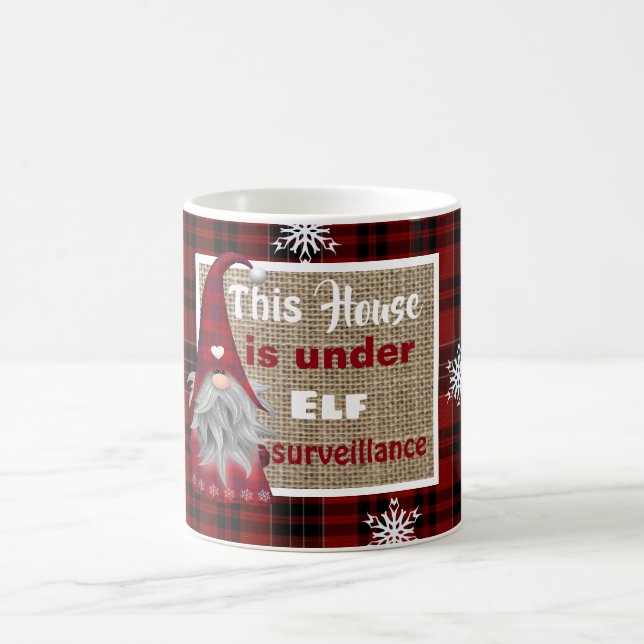 Mug Cette Maison Est Sous La Surveillance De L'Elf Vac (Centre)