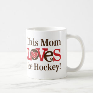 Mug Cette maman aime le hockey sur glace