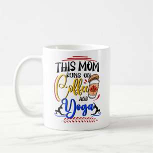 Mug Cette maman fait du café et du yoga