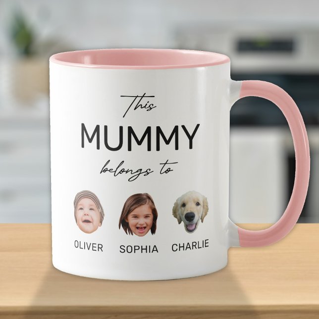 Mug Cette Maman Ma Maman Appartient À, Enfants Visent  (Créateur téléchargé)