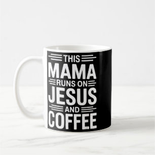 Mug Cette Maman Tourne À Jésus Et Café Artwork