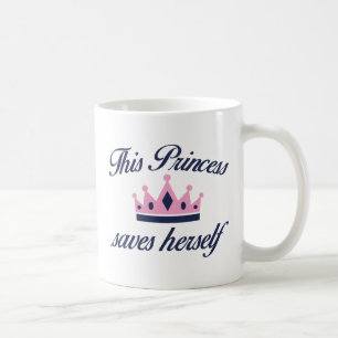 Mug Cette Princesse Se Sauve Elle-Même