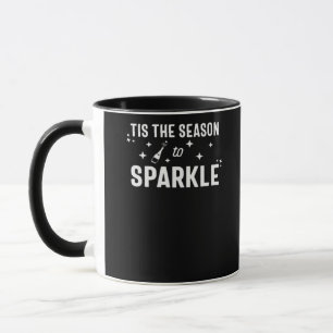 Mug Cette Saison À Étincelle - Vin Drôle Étincelant