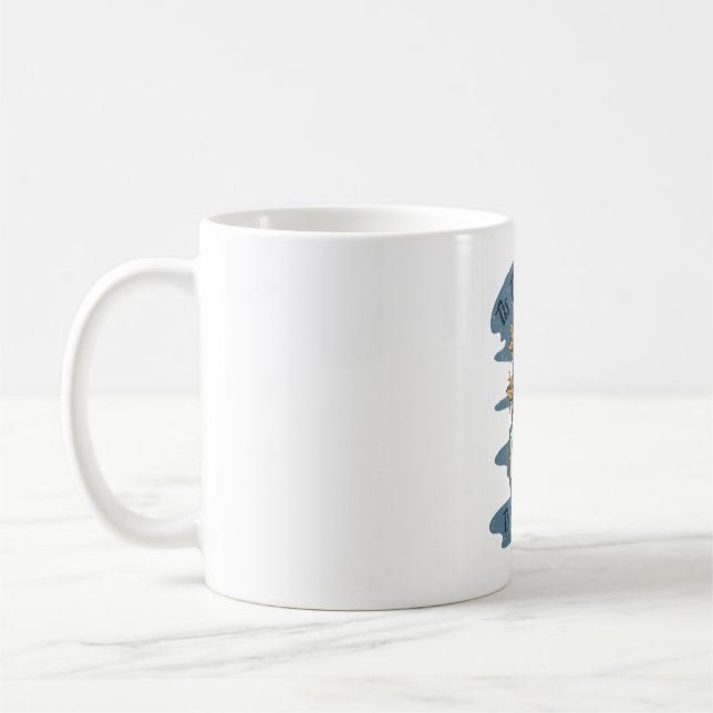 Mug Cette saison sera Déplaisante Fantôme Halloween (Gauche)