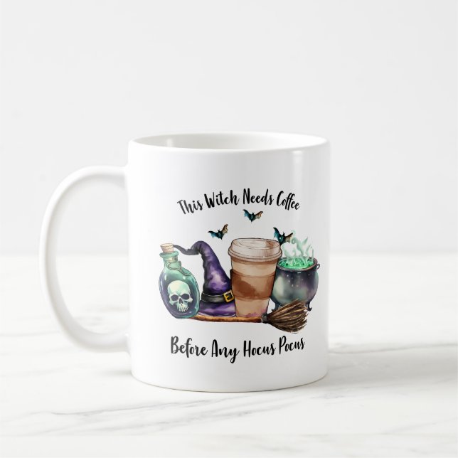 Mug Cette Sorcière A Besoin De Café Hocus Pocus Hallow (Gauche)