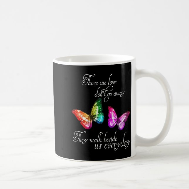 Mug Ceux que nous aimons ne s'en vont pas Ils marchent (Droite)