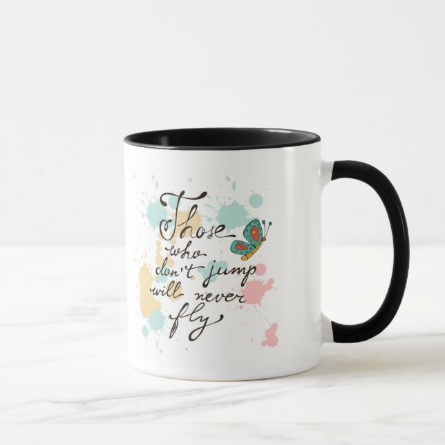 Mug Ceux qui ne sautent pas ne voleront jamais (Droite)
