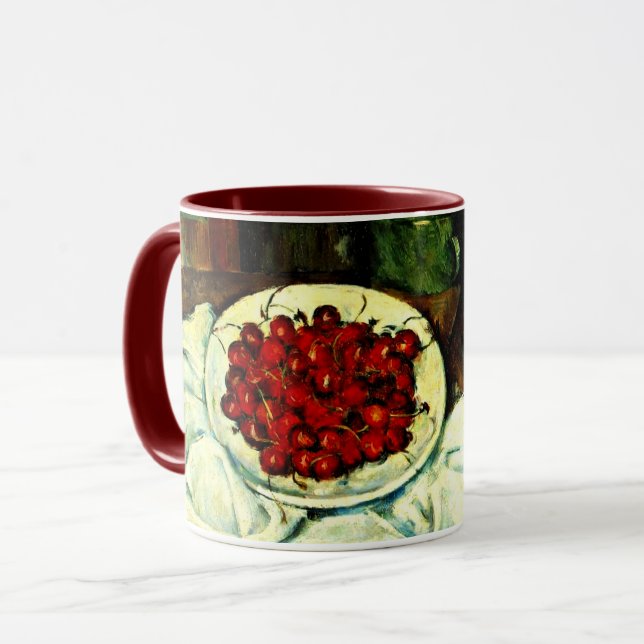 Mug Cezanne, Cerises, art, (Devant gauche)