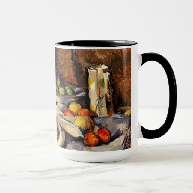 Mug Cezanne - La vie morte, la poste, la bouteille, la (Droite)