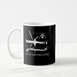 Mug CH-54 Tarhe Helicopter Cadeau S-64 Skycrane