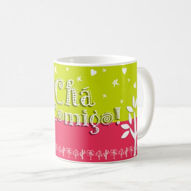 Mug Chá Comigo (Devant droit)