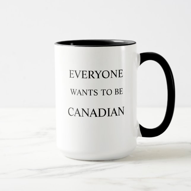 Mug Chacun veut être canadien (Droite)