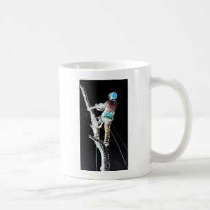 Mug Chaîne d'arboriste de l'électricien