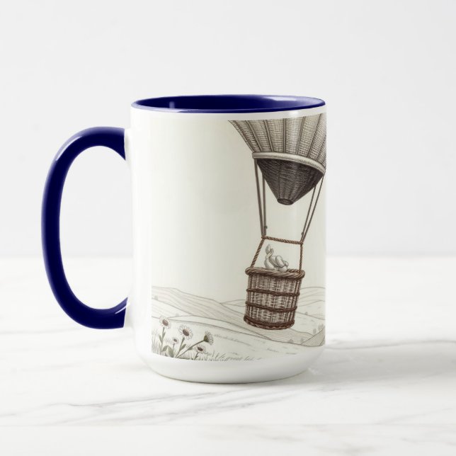 Mug Chaîne de Ballons Daisy élevant la Mémoire à Jamai (Gauche)