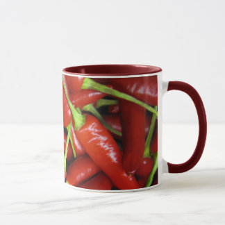 Mug Chaîne de cadeau de poivrons de piments rouges