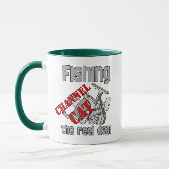 Mug Chaîne de pêche Chat Le Reel Deal Pêche (Gauche)