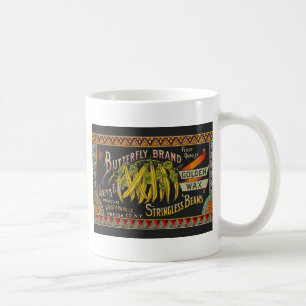 Mug Chaîne Étiquette de haricot Vegetable Pays
