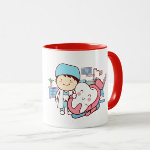 Mug Chaise Dentiste Illustrée