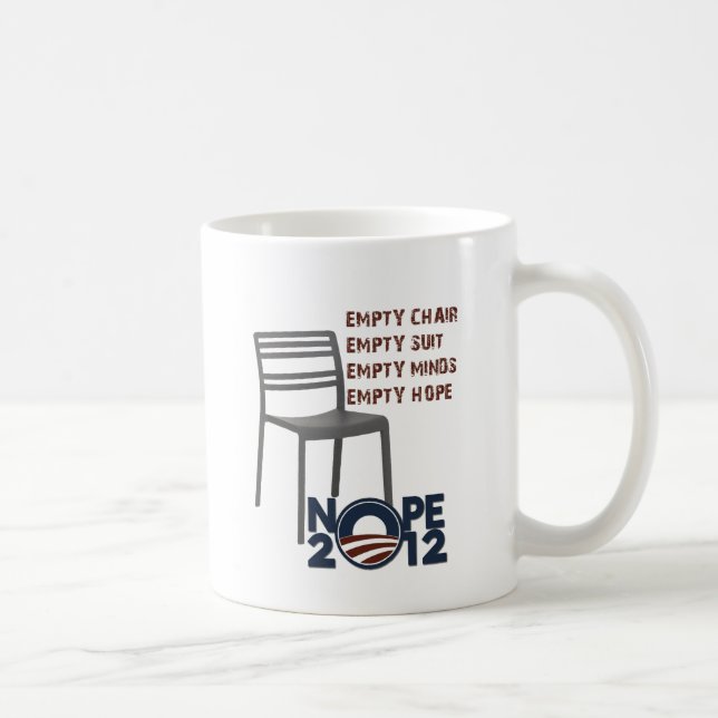 Mug Chaise vide, Obama vide (Droite)