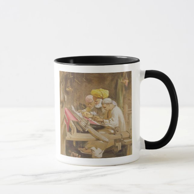 Mug Châles de cachemire : Tissage, 1863 (chromolitho) (Droite)