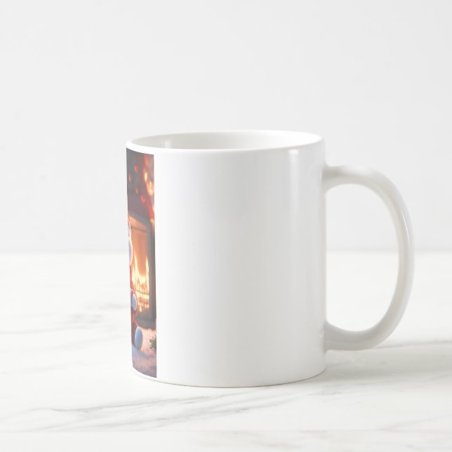 Mug Chaleur hivernale - Conception confortable de la M (Droite)