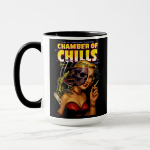 Mug Chamber of Chills Vintage – Femme Fatale Squelette