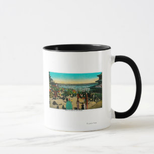 Mug Chambre de plage et de Bath, longue plage de