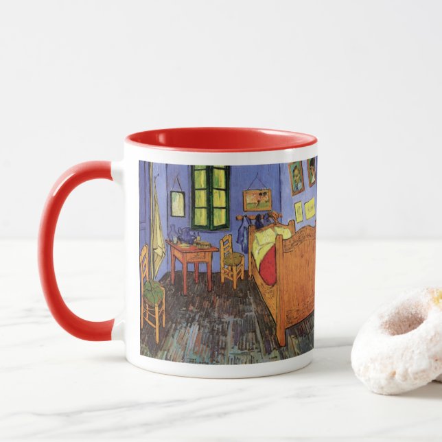 Mug Chambre de Vincent à Arles par Vincent van Gogh (Avec donut)