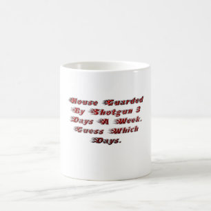 Mug Chambre gardée par le fusil de chasse 3 jours par