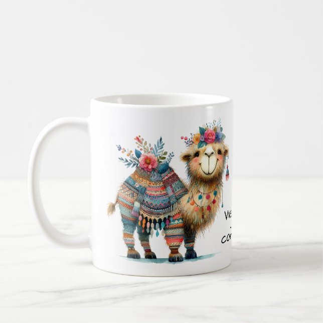 Mug Chameau Whimsical Mercredi Jour de la Humpe (Gauche)