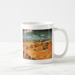 Mug Champ avec laboureur et moulin Vincent van Gogh.