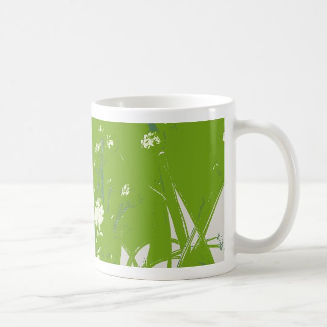 Mug champ camomille vert (Droite)