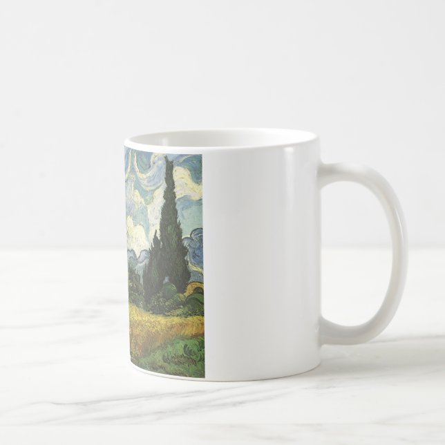 Mug Champ de blé avec Cyprès, Vincent Van Gogh (Droite)