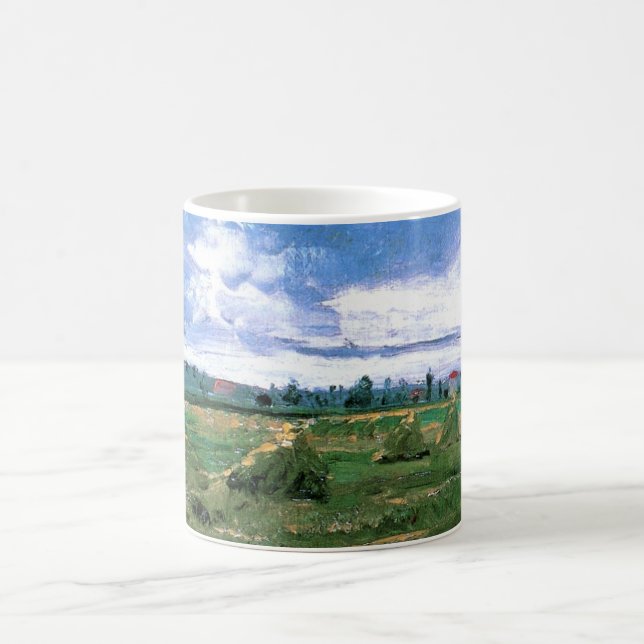 Mug Champ de blé avec meules de Vincent van Gogh (Centre)