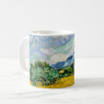Mug Champ de blé Van Gogh avec Cyprès. Impressionnisme<br><div class="desc">Van Gogh "Blé Field with Cyprès" tasse à café.</div>