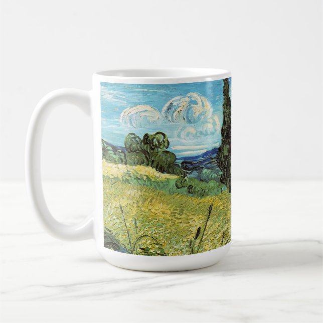 Mug Champ de blé vert Vincent van Gogh (Gauche)