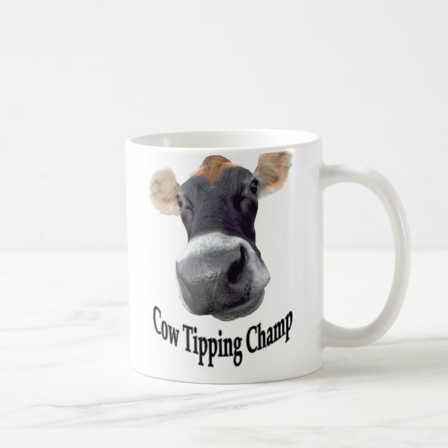 Mug Champ de cow pourboire (Droite)