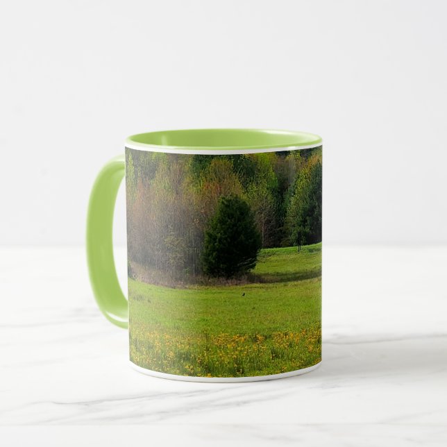 Mug Champ de fleurs (Devant gauche)